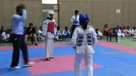 Sakshi Arjun Surwase U 17 Girls Divisional level Teakwondo competition 2018-19 at pune