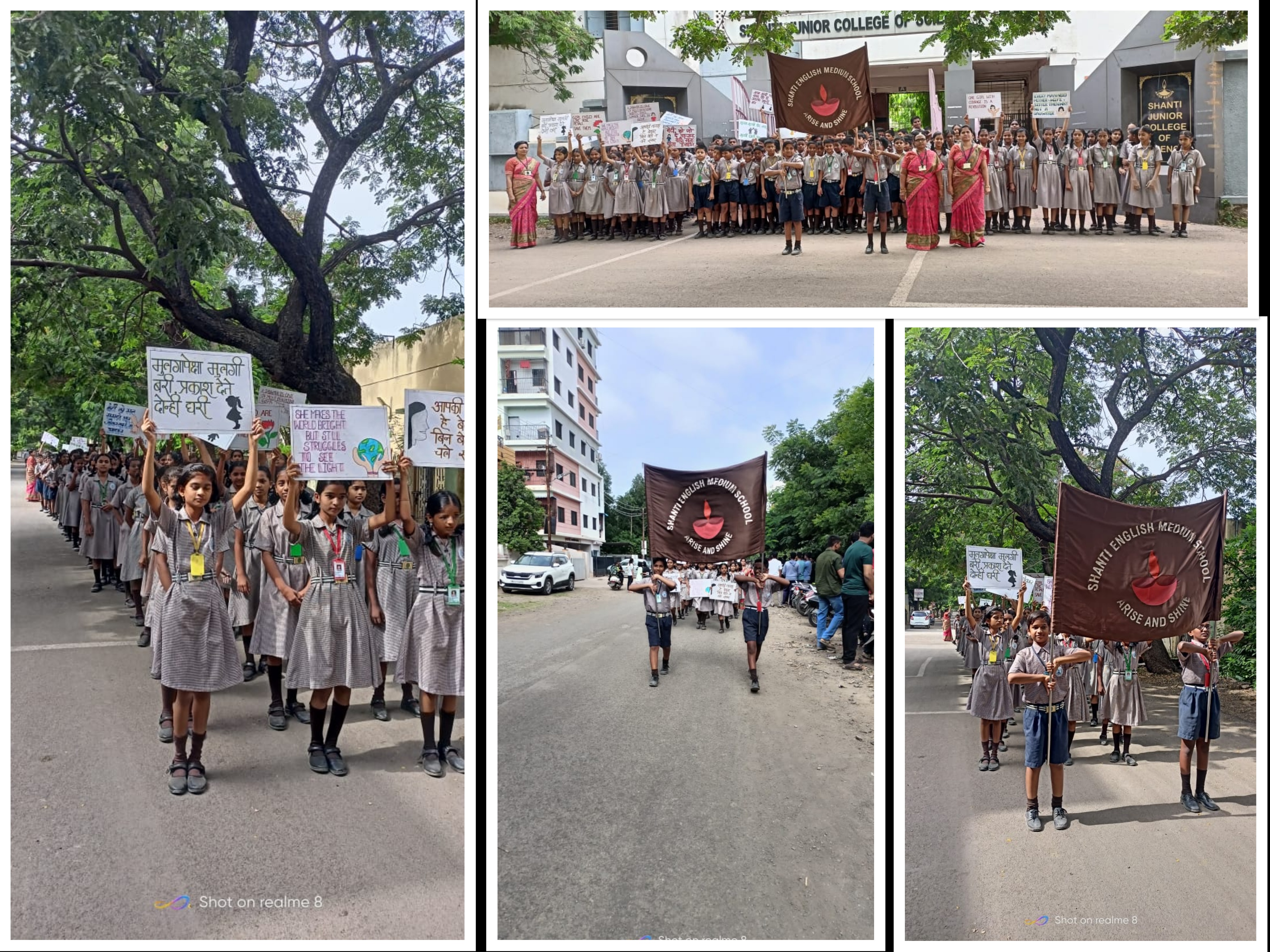 	Rally- 'Save Girl Child' by VII std. on 17.08.23