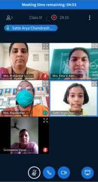 	Swachha Bharat Abhiyan on the occassion of Gandhi Jayanti virtually celebrated by VI std on 01.10.21