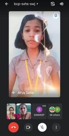 Science Day virtually celebrated by VI std on 28.02.22