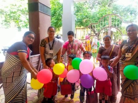 Welcoming Nursery students on 22.06.22