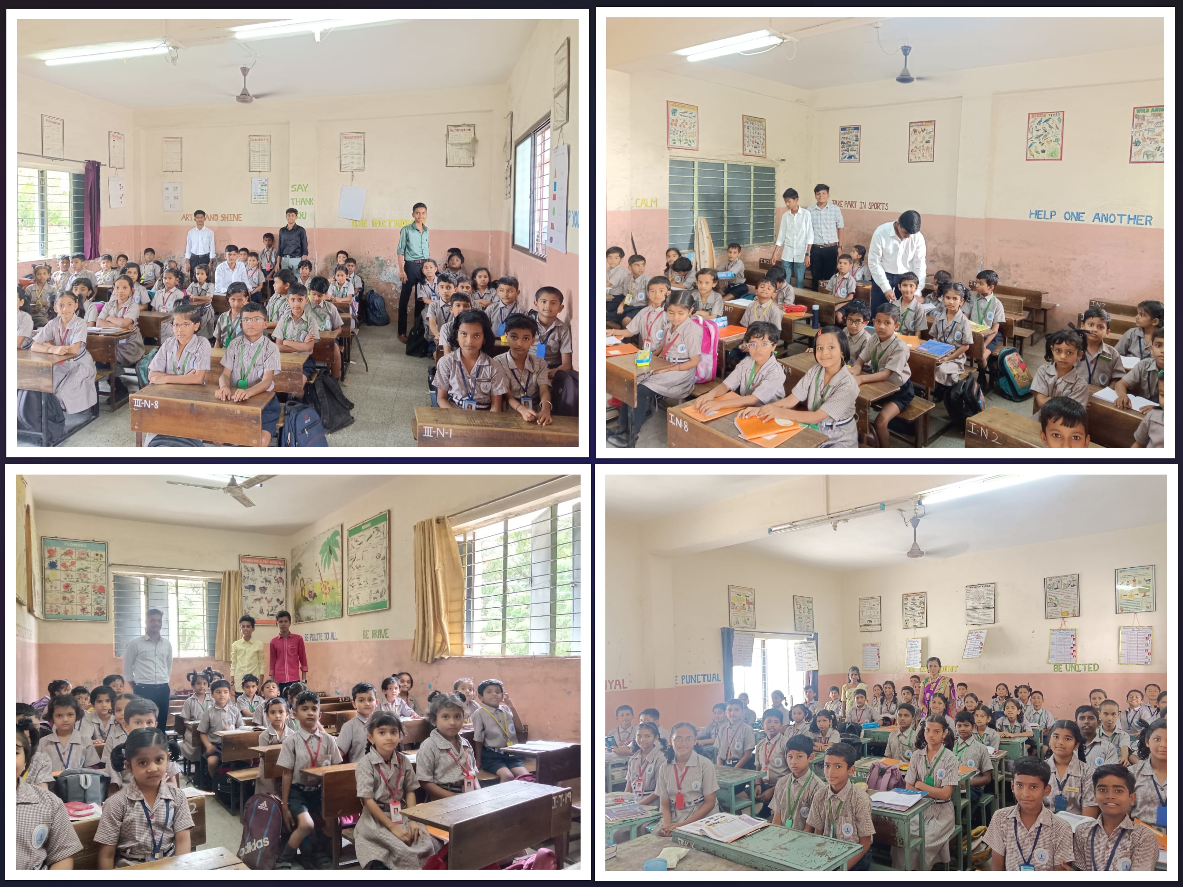 Teacher's Day celebration by X std. students on 04.09.25