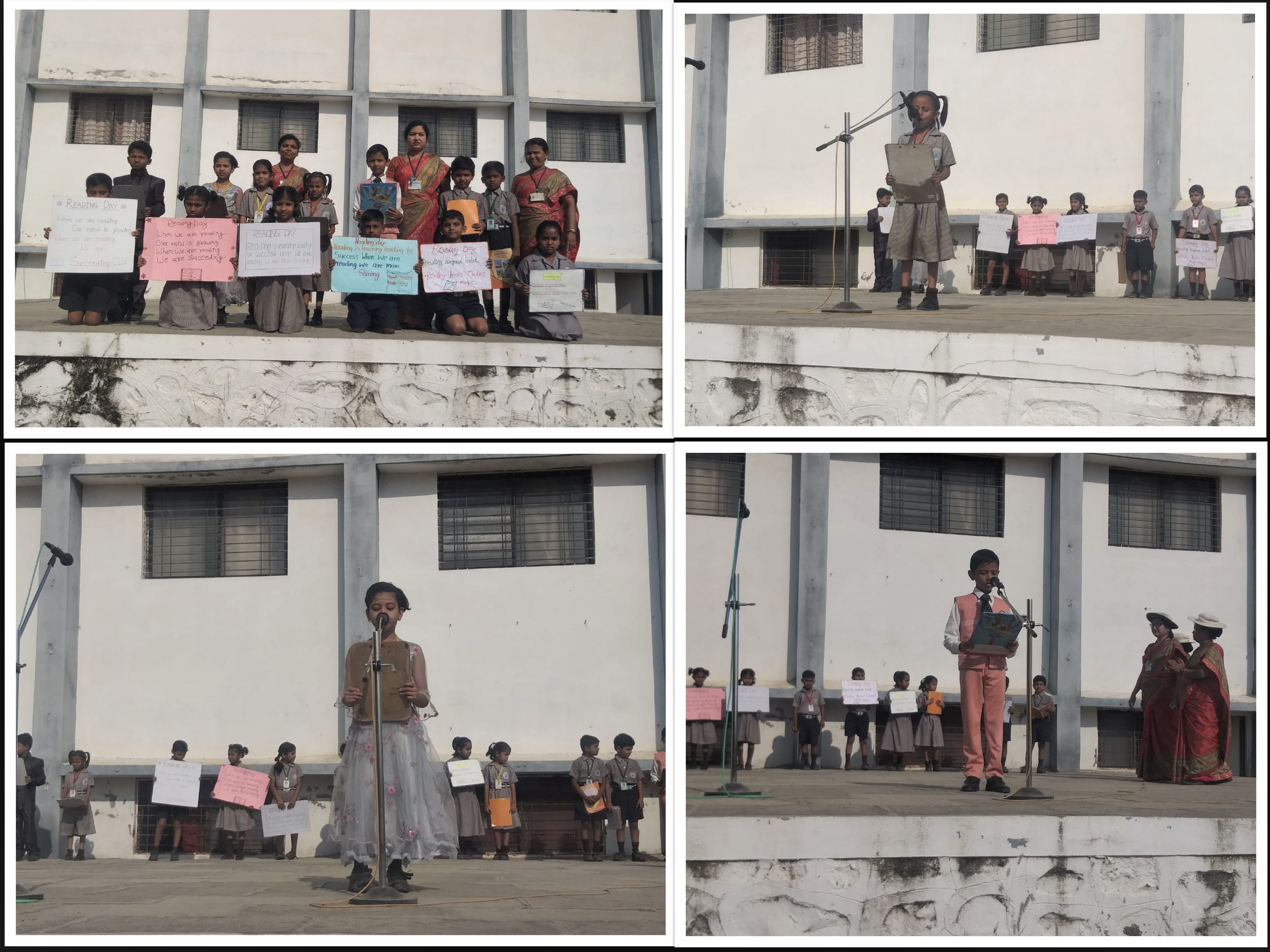 Reading day celebrated by II std. on 27.10.23