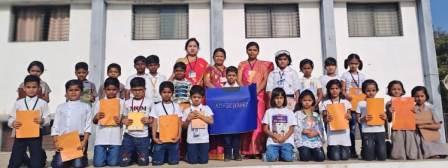 Reading day celebrated by II std on 30.12.22