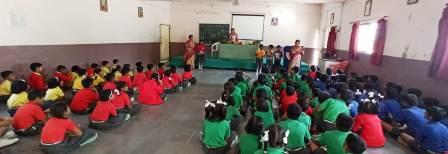 Vegetable Awareness Program arranged for III std. on 18.01.23