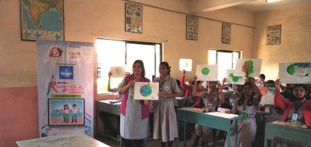 Drawing Competition arranged for students by 95 My FM on 19.01.23