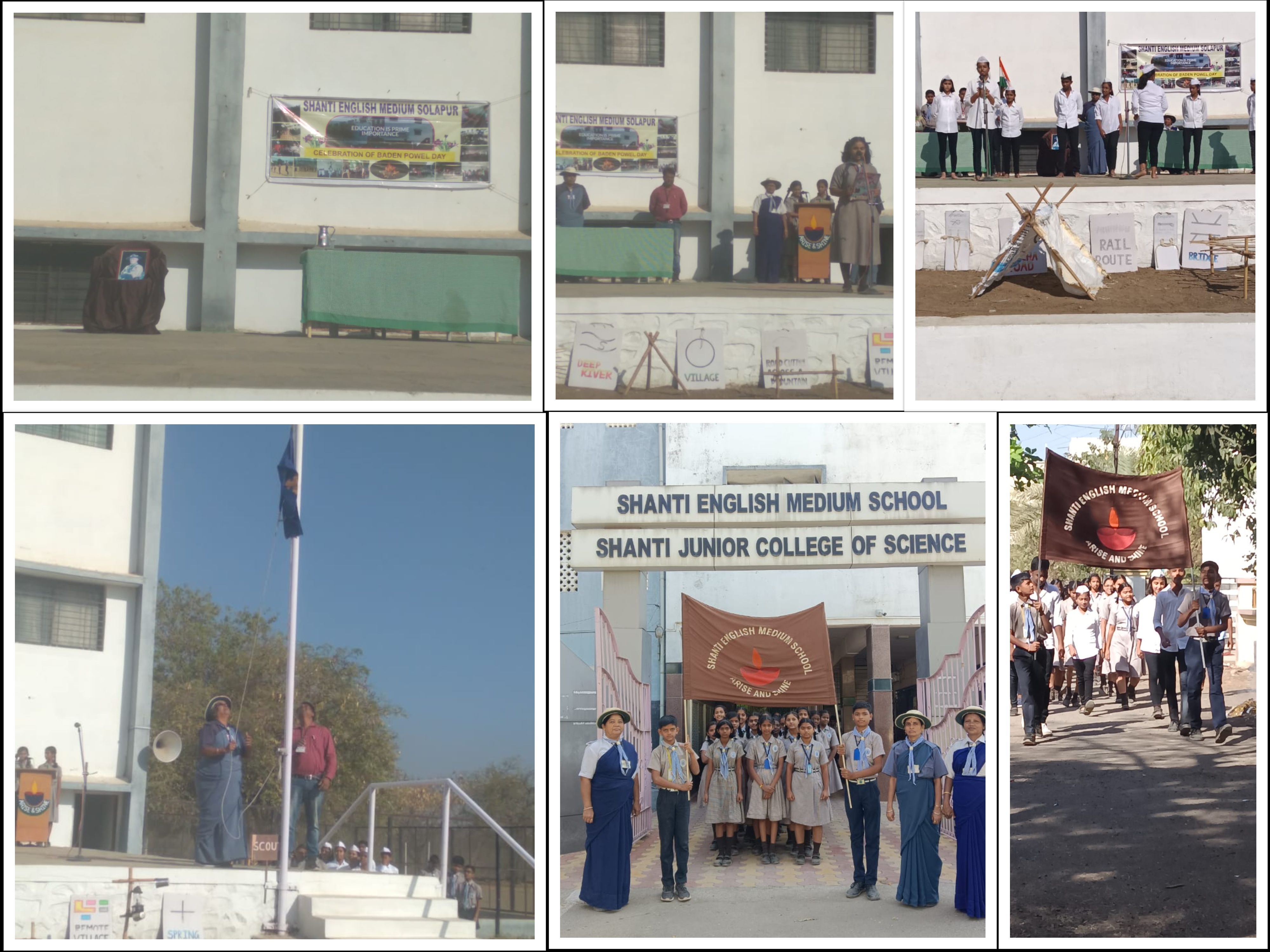 Baden Powell Day celebrated by VIII std. on 22.02.24