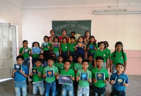 Geography Day Celebrated by IV std on 20.02.23