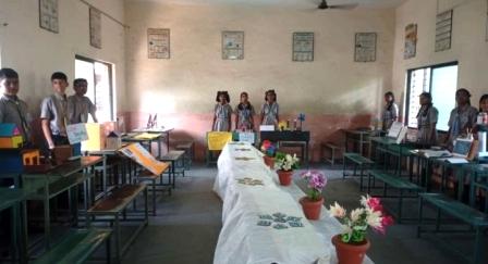 Science Exhibition arranged for parents on 28.02.23 by IX and XI std. students