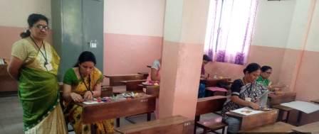 Clay modelling competition arranged for Junior college teachers on 06.03.23