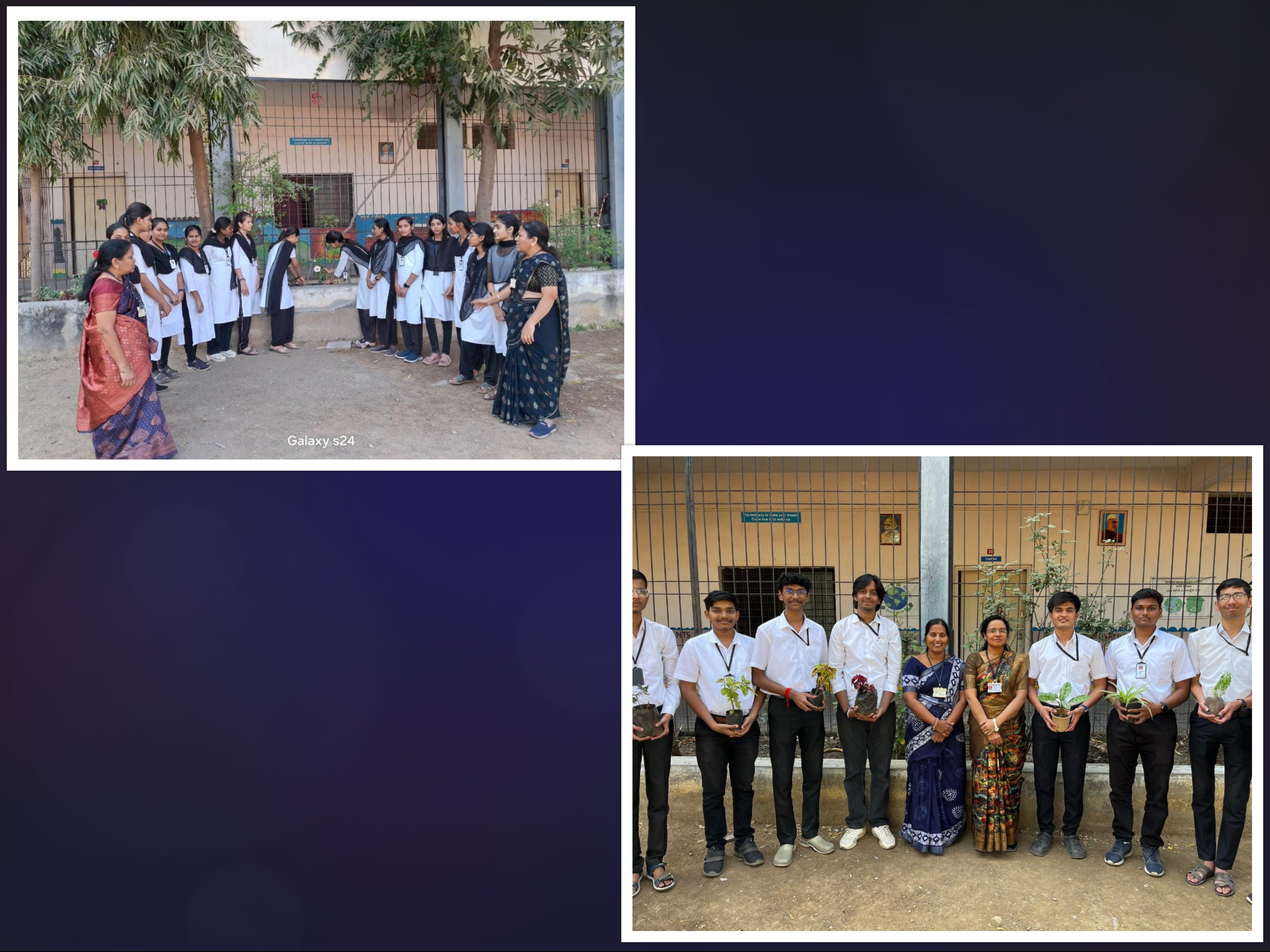Environment day celebrated by std. XII on 09.01.2026