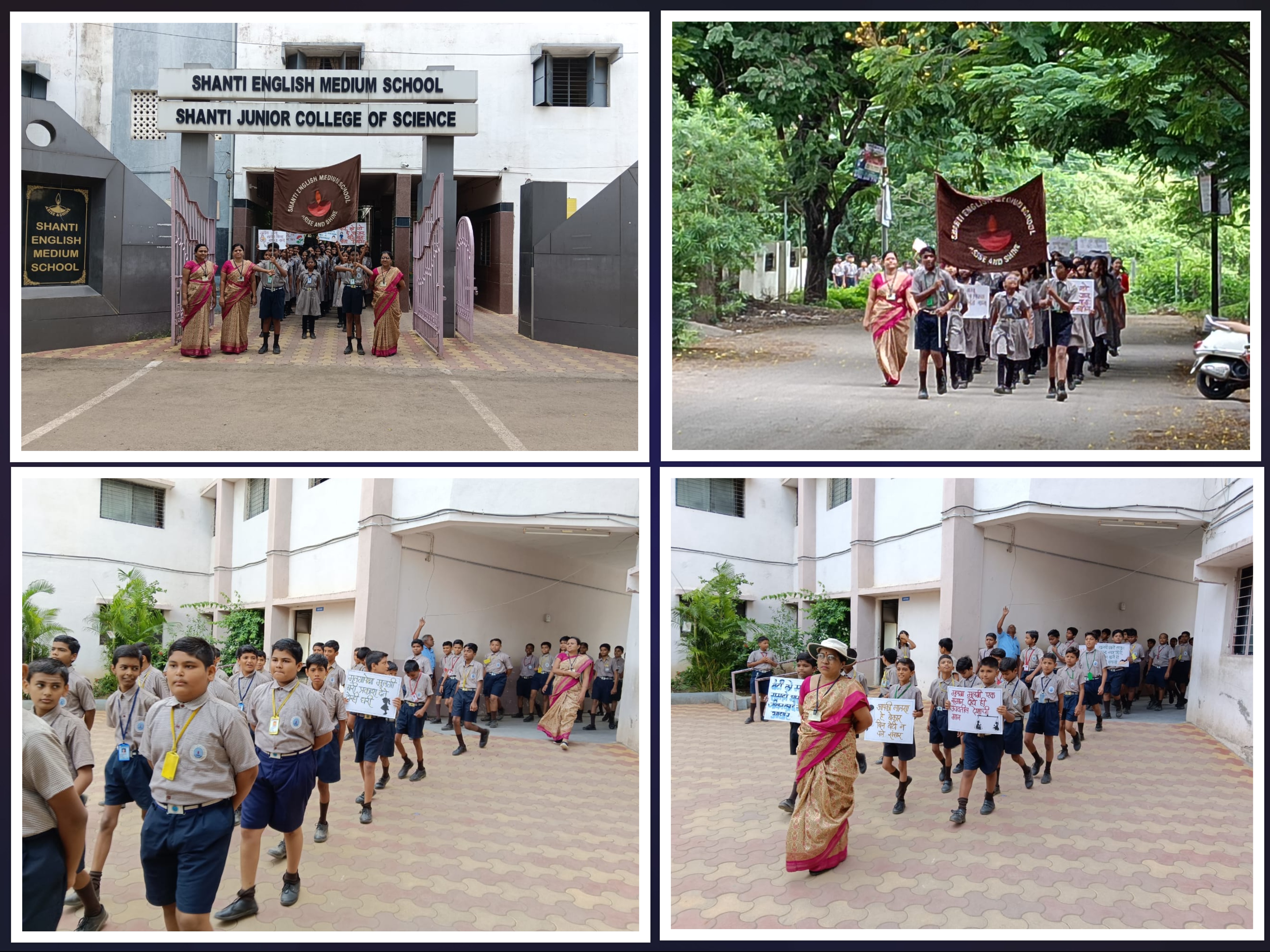 Rally - 'Save Girl Child' by VII std. on 02.08.24