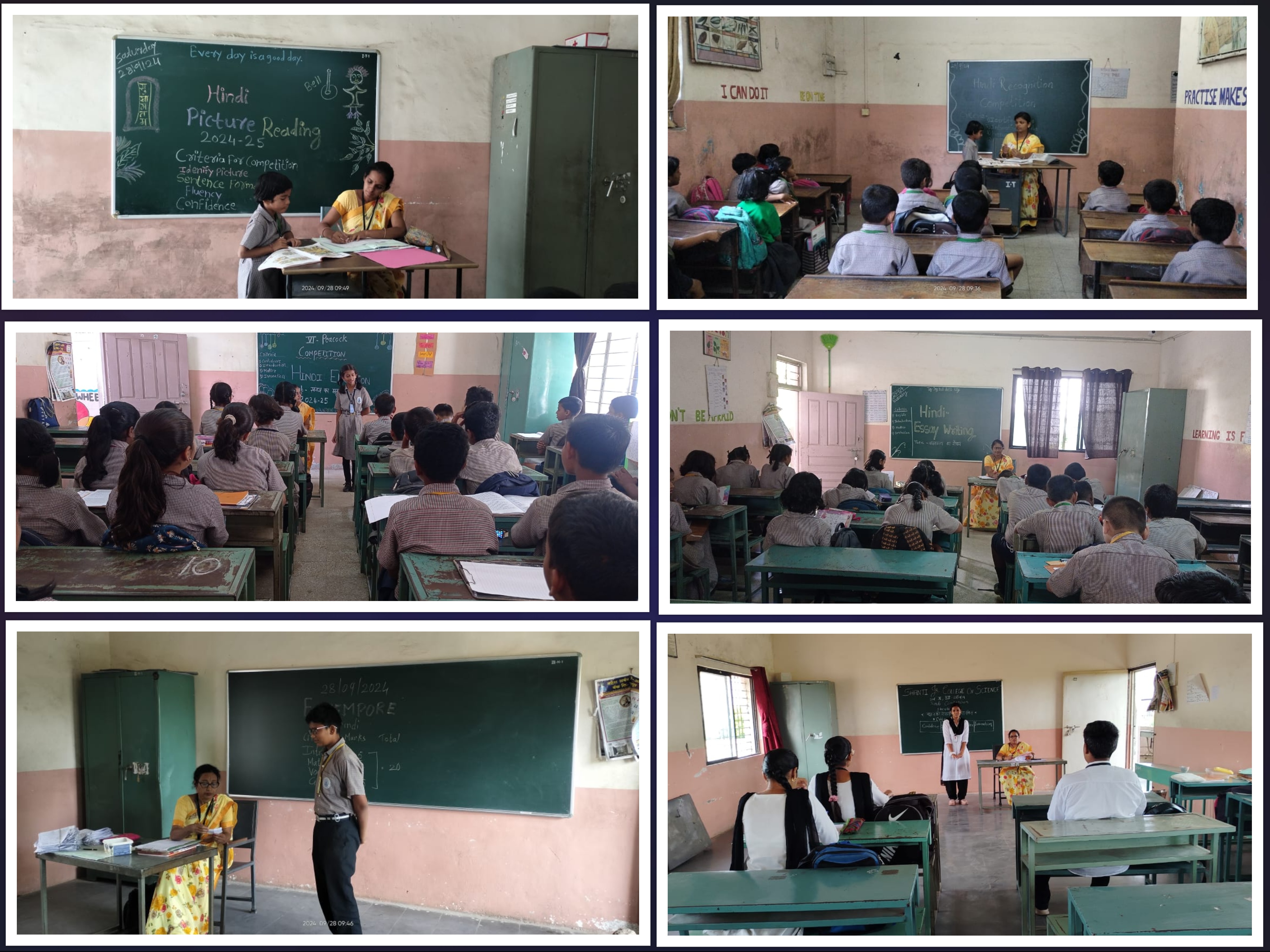 School Internal Competition - III on 28.09.24