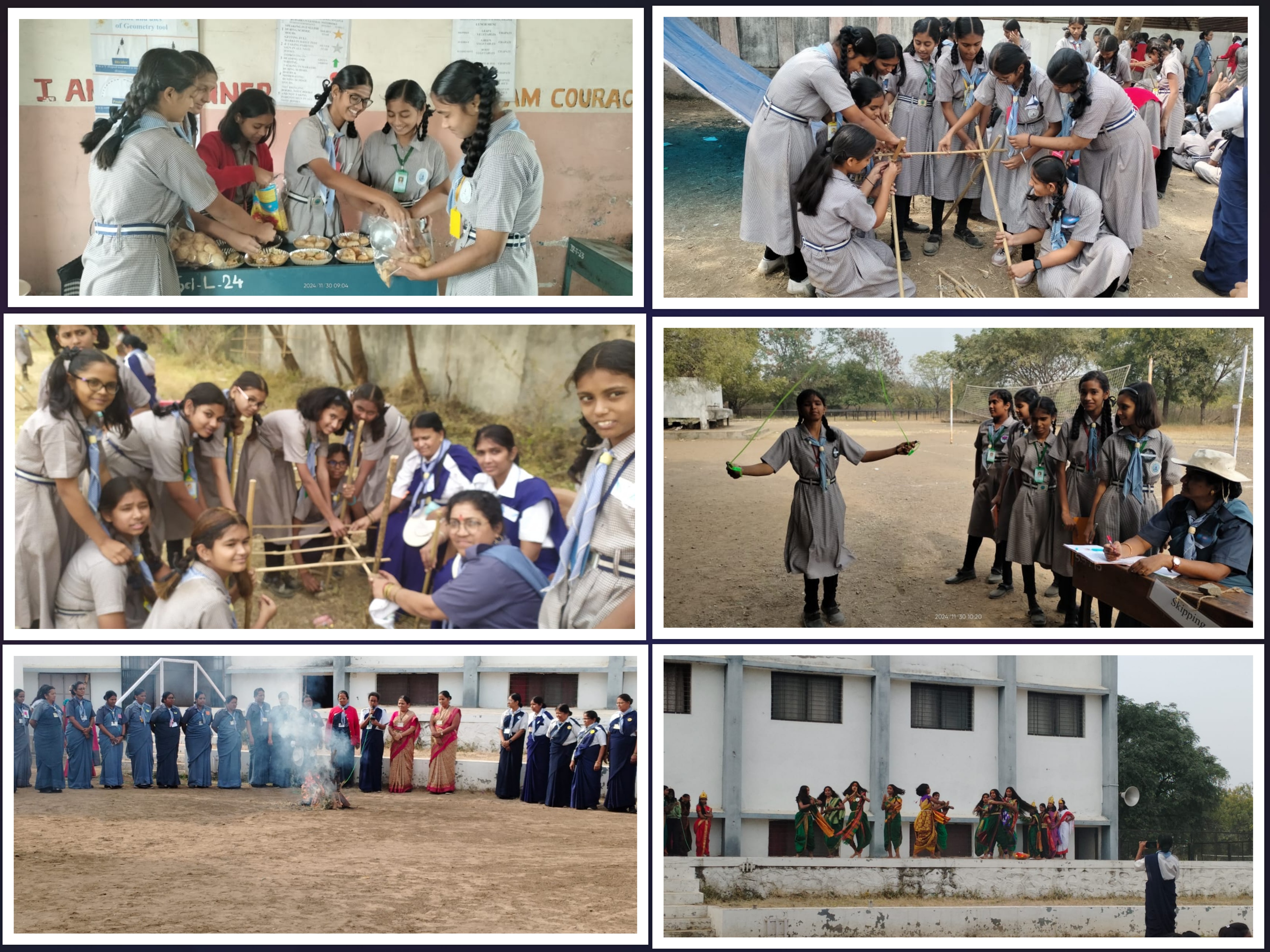Bulbuls & Guides camp (Girls) held on 30.11.24