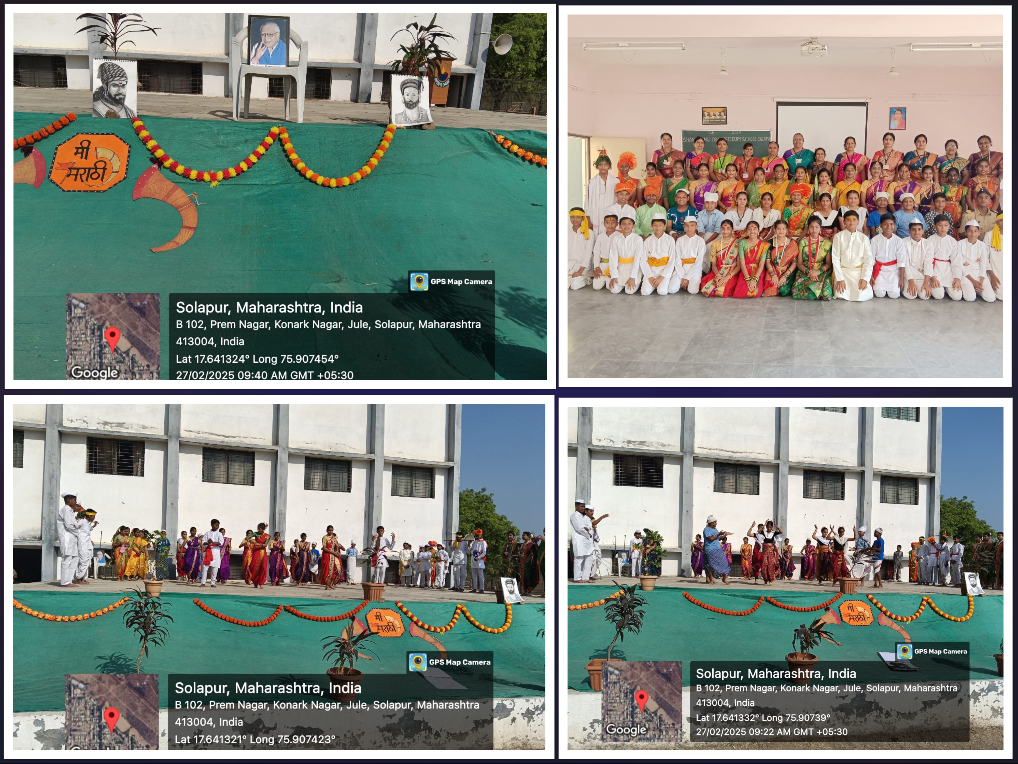 Marathi Day celebrated by VII std. on 27.02.24